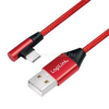 LogiLink USB 2.0 Type-C kábel, C/M (90 )   USB-A/M, szövet, 0,3 m (LOGILINK_CU0145)