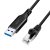 LogiLink USB 3.0 Ethernet kábel, A/M-RJ45/M, 1 Gbps, aktív, fekete/szürke, 1,5 m