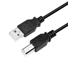 LogiLink USB-A - USB-B kábel 5m fekete (CU0009B) kábel és adapter