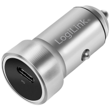 LogiLink USB-C autós töltő szürke (PA0260) mobiltelefon kellék