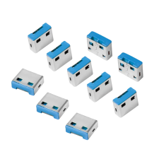 LogiLink - USB port blocker (10x locks) kábel és adapter