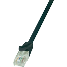 LogiLink UTP patch kábel CAT5e 10m fekete (CP1093U) (CP1093U) kábel és adapter