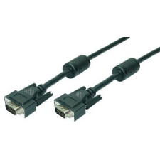 LogiLink VGA kábel  2x Ferrit HQ  10m kábel és adapter