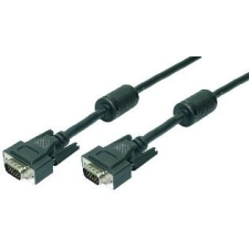 LogiLink VGA kábel, 2x Ferrit HQ, 5m audió/videó kellék, kábel és adapter