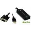 LogiLink VGA USB audióval- HDMI átalakító