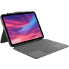 Logitech Combo Touch billentyűzetes tok iPad-hez (Gen 10), US Angol, oxfordi szürke (920-011382)