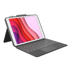 Logitech Combo Touch for iPad 7th generation Billentyűzettok UK - Szürke tablet tok