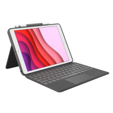 Logitech Combo Touch iPad 7. és 8. gen tok + angol UK billentyűzet szürke (920-009629) tablet tok