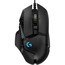 Logitech Egér - G502 HERO Lightsync RGB Vezetékes Gaming, Fekete (910-005471) egér