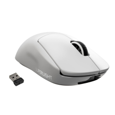 Logitech g pro x superlight wireless gaming mouse white 910-005942 egér