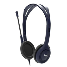 Logitech Headset vezetékes LOGITECH School Jack Sztereo OEM kék fülhallgató, fejhallgató