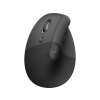 Logitech LIFT függőleges ergonomikus egér, balkezes kivitel, grafitszürke, 2,4GHz+BT (910-006474)