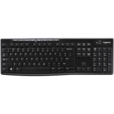 Logitech Niederlande LOGITECH K270 Wireless Keyboard - BLACK - US INT'L (920-003736) billentyűzet