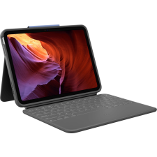 Logitech Rugged Folio Apple iPad 10. generációs Billentyűzetes tok - Grafitszürke (Svájc) tablet tok