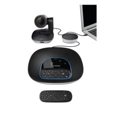 Logitech Webkamera - Group 1080p Mikrofonos Kihangosító Hub Távirányító Fali/Asztali Rögzítő webkamera