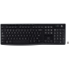 Logitech Wireless Keyboard K270 billentyűzet Vezeték nélküli RF QWERTZ Svájc Fekete (920-003743)