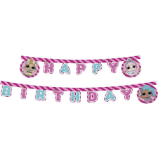 LOL Surprise Glitterati, Happy Birthday felirat 2 m party kellék