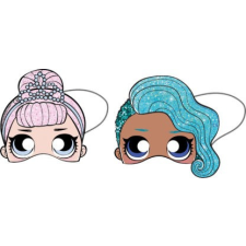  LOL Surprise Glitterati maszk, álarc 6 db-os party kellék