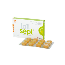 LOLISEPT 3MG NARANCS-MEZ IZU SZOPOG.TABL. 24X vitamin és táplálékkiegészítő