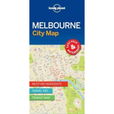 Lonely Planet Melbourne térkép Lonely Planet City Map vízálló 1:12 500 térkép