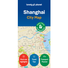  Lonely Planet Shanghai City Map idegen nyelvű könyv
