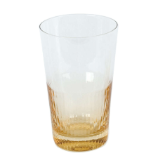 LONG Amarillo - Átlátszó arany színű long drink pohár üdítős pohár