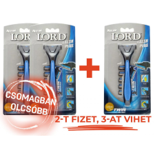 Lord II Fresh PLUS készülék + 5 cserélhető fej (L142P) 2-t fizet, 3-at vihet eldobható borotva
