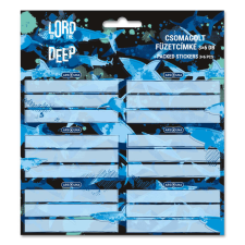 Lord of the Deep füzetcímke 18 db, cápás füzetcímke