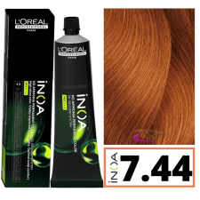 LOREAL INOA ammóniamentes hajfesték 7.44 hajfesték, színező