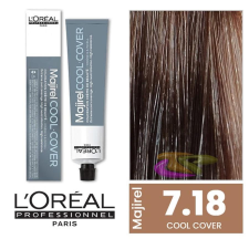 LOREAL Majirel hajfesték 7.18 Cool Cover hajfesték, színező
