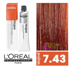 LOREAL Majirel hajfesték 7.43 hajfesték, színező