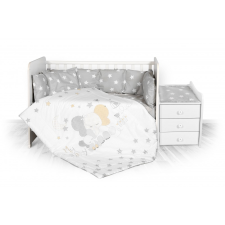 Lorelli ágyneműgarnitúra Trend kombi ágyhoz - Elephant Gray babaágynemű, babapléd