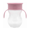 Lorelli Baby Care 360 itatópohár fogantyúval - pink