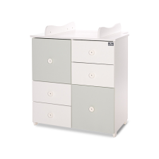 Lorelli Cupboard pelenkázó komód - White & Milky Green pelenkázó