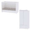  Lorelli Dream kiságy 60x120 + Exclusive szekrény - White