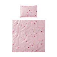 Lorelli EVA 5 részes ágynemű garnitúra - Butterflies Pink babaágynemű, babapléd
