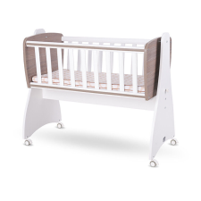 Lorelli First Dreams ringatható bölcső 105x55 - White / Coffee New kiságy, babaágy