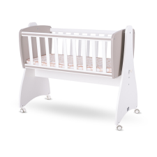 Lorelli First Dreams ringatható bölcső 105x55 - White / String New kiságy, babaágy