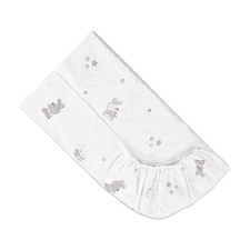 Lorelli gumis lepedő 60x120 + 15cm - Little Rabbits Grey babaágynemű, babapléd