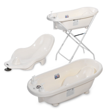  Lorelli kád leeresztő dugóval, babatartóval 88 cm - White babaápolási kellék