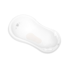 Lorelli Lorelli Kád 84 kád leeresztő dugóval csúszásgátlóval - Bear White babafürdőkád