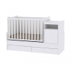 Lorelli Lorelli Trend PLUS kombi ágy 70x165 - Trió White / Fehér