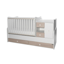 Lorelli Mini Max kombi ágy 190x72 - White Amber New kiságy, babaágy