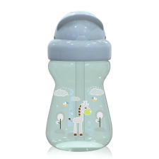 Lorelli Mini szívószálas sport itató - Animals Mint Green babaétkészlet