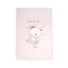 Lorelli Paplan huzat 140x95cm - Pink Ballerina Bear