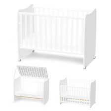 Lorelli Stars ringatható kiságy 60x120 - White kiságy, babaágy