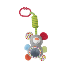 Lorelli Toys Campanula plüss babakocsi játék - egér készségfejlesztő