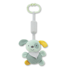 Lorelli Toys Campanula plüss babakocsi játék - Zöld Kutya plüssfigura