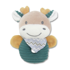 Lorelli Toys Plüss csörgő karika - Kék Szarvas készségfejlesztő