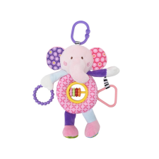 Lorelli Toys plüss csörgőjáték - Pink elefánt csörgő